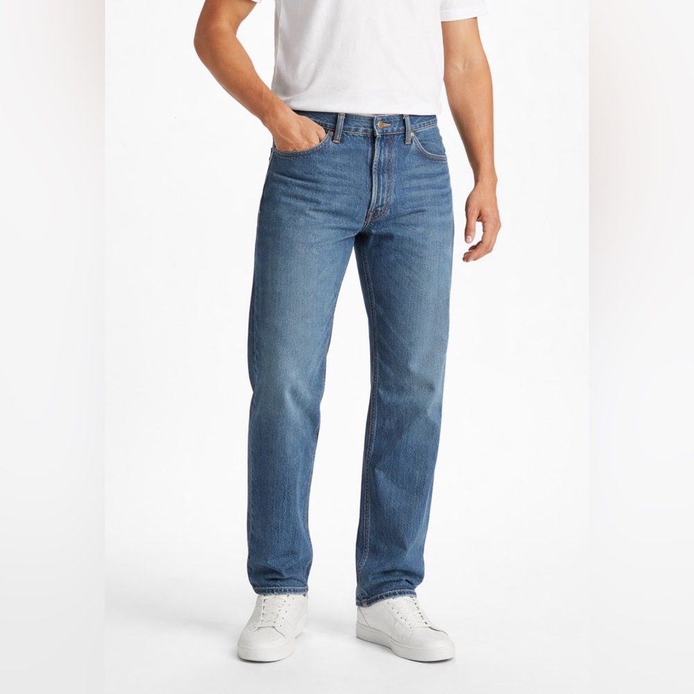 Levi's 501 Blue Straight-Leg Jeans